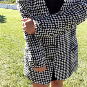 Vintage houndstooth blazer